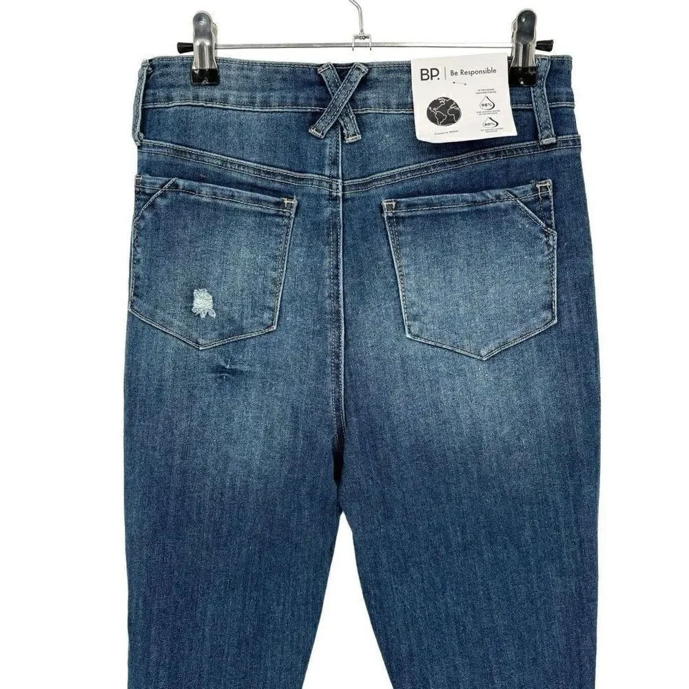 BP Jeans High‎ Rise Skinny Distressed Jeans Size 27 NWT